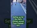 NYC Hell's Kitchen Food Festival 9th Ave - Set Up