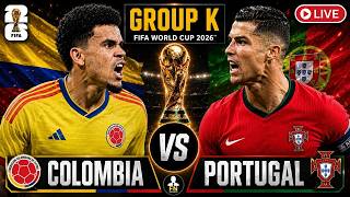Colombia vs Portugal - 2026 FIFA World Cup - Group K - Live Stream Color Radio Broadcast