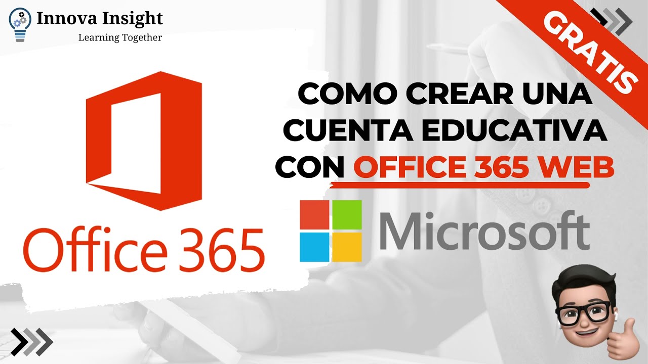 ?COMO CREAR UNA CUENTA EDUCATIVA CON OFFICE 365 WEB DE MICROSOFT|?GRATIS|?FÁCIL  | #AprendiendoJuntos - YouTube