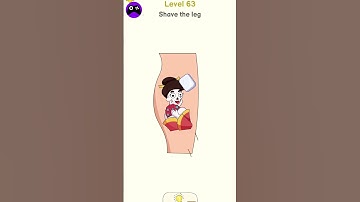 Delete Puzzle level 63 Funny Mobile Games Android ios, Max levels Gameplay Walkthrough #shorts