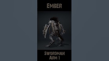 Ember Swordman Arm1 360 #character #rogerkint #3d #animation #gaming #unity #unreal #ember