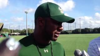 USF coach Willie Taggart on 8/8/13