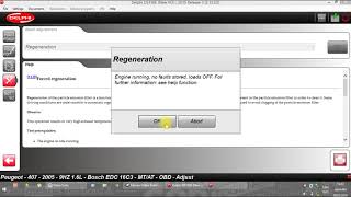 Delphi DS150 - DPF (FAP) Regeneration (Forced Regeneration) screenshot 1