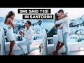 Secret Proposal in Santorini - OUR CRAZY LOVE STORY