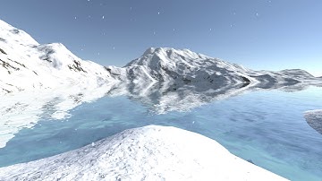 Little Dragon unfreezes himself a lake to go for a swim