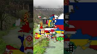 Kaiserreich Europe Map 1936  #mapping #map #europe #geography #hoi4  #countryballs #kaiserreich