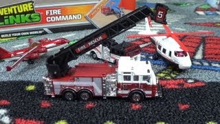 Mission Force Fire Rescue Crew From Matchbox, RWR Matchbox Real Working Rigs