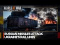 World at war live russian missiles strike ukrainian railways transporting us weapons  wion news