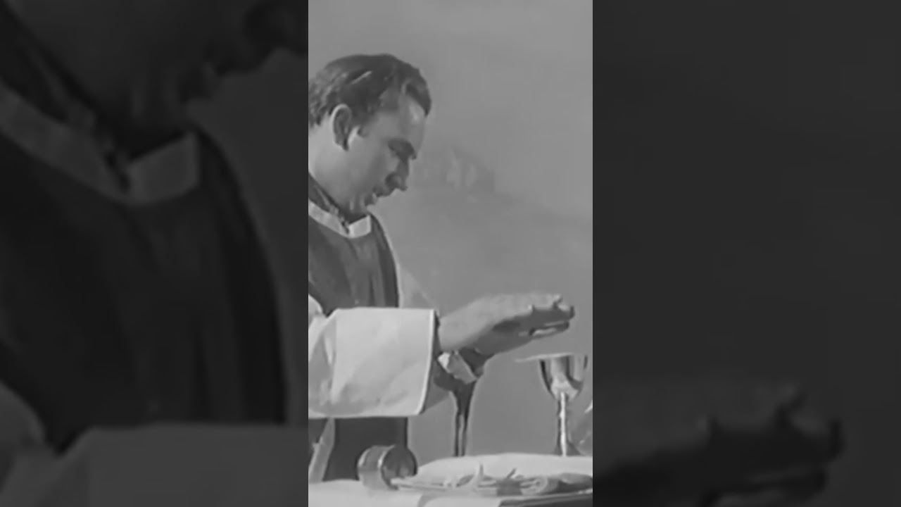 Priest Offers Mass During War