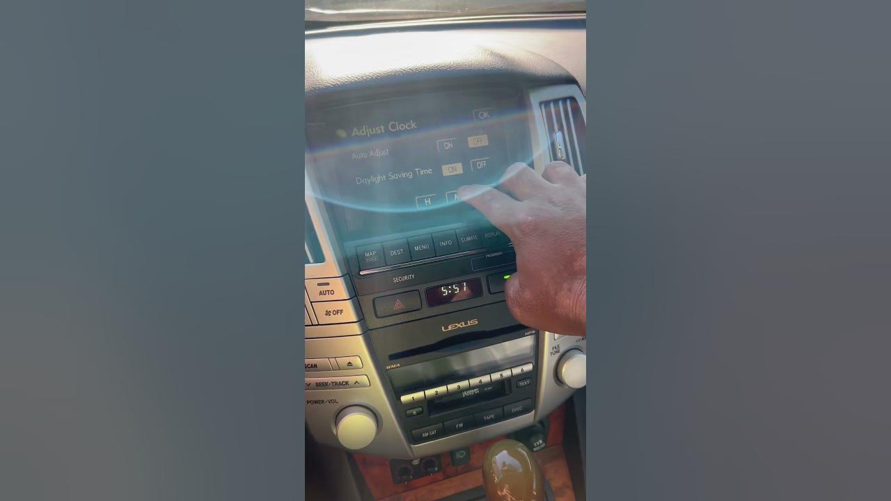 2009 Lexus RX 350 Changing Clock diy lexus cars mechanics 