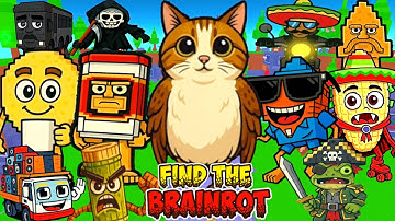 Vind de Brainrot 🎮 Hoe krijg je 11 nieuwe Brainrots 🎮 Roblox 🎮 Alle 226 Brainrot