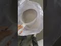 Silica gel desiccant bag opening