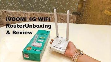iVOOMi(IV-600X) 4G WiFi Router Unboxing & Review