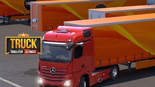 Karabük’ten Yalova’ya giderken lastik patladı.Truck simülatör 