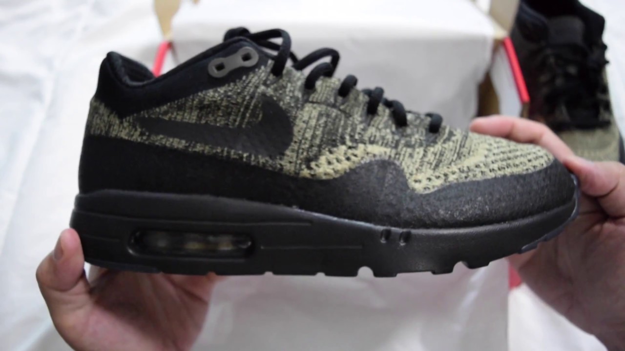 nike air max 1 ultra flyknit olive