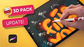 3D Pack for Procreate — 2.0 Update (OVERVIEW) Noticias