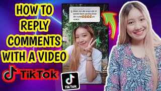 Paano mag REPLY COMMENTS with a VIDEO sa TIKTOK (Beginners Guide 2021)