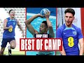 Sakas basketball skills walker v grealish sprint race  unseen bts footage  best of group stage