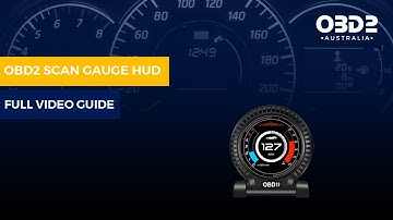 OBD2 Scan Gauge HUD & Boost Gauge OBD2 Speedometer