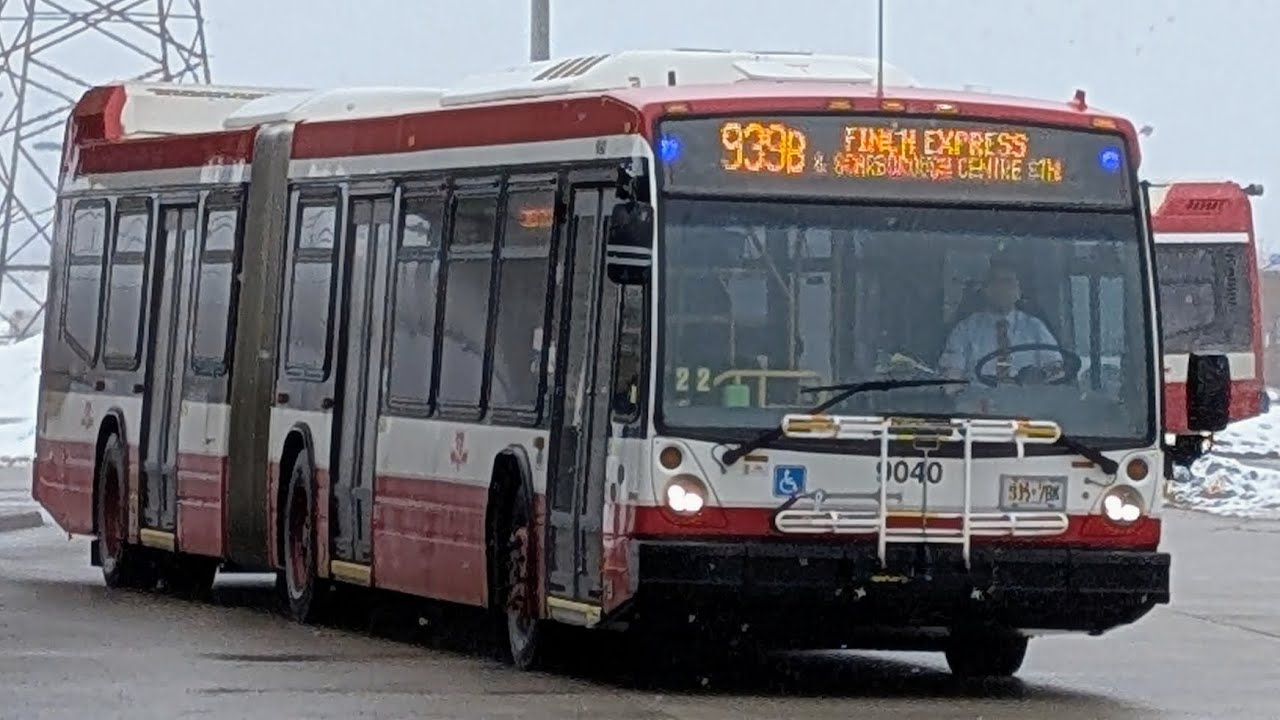 TTC 9040 (939 Finch Express) Finch West Station to Bathurst St. 