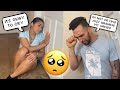 CRYING AND HIDING IT FROM MY GIRLFRIEND! To See How She Reacts *Cute Reaction*