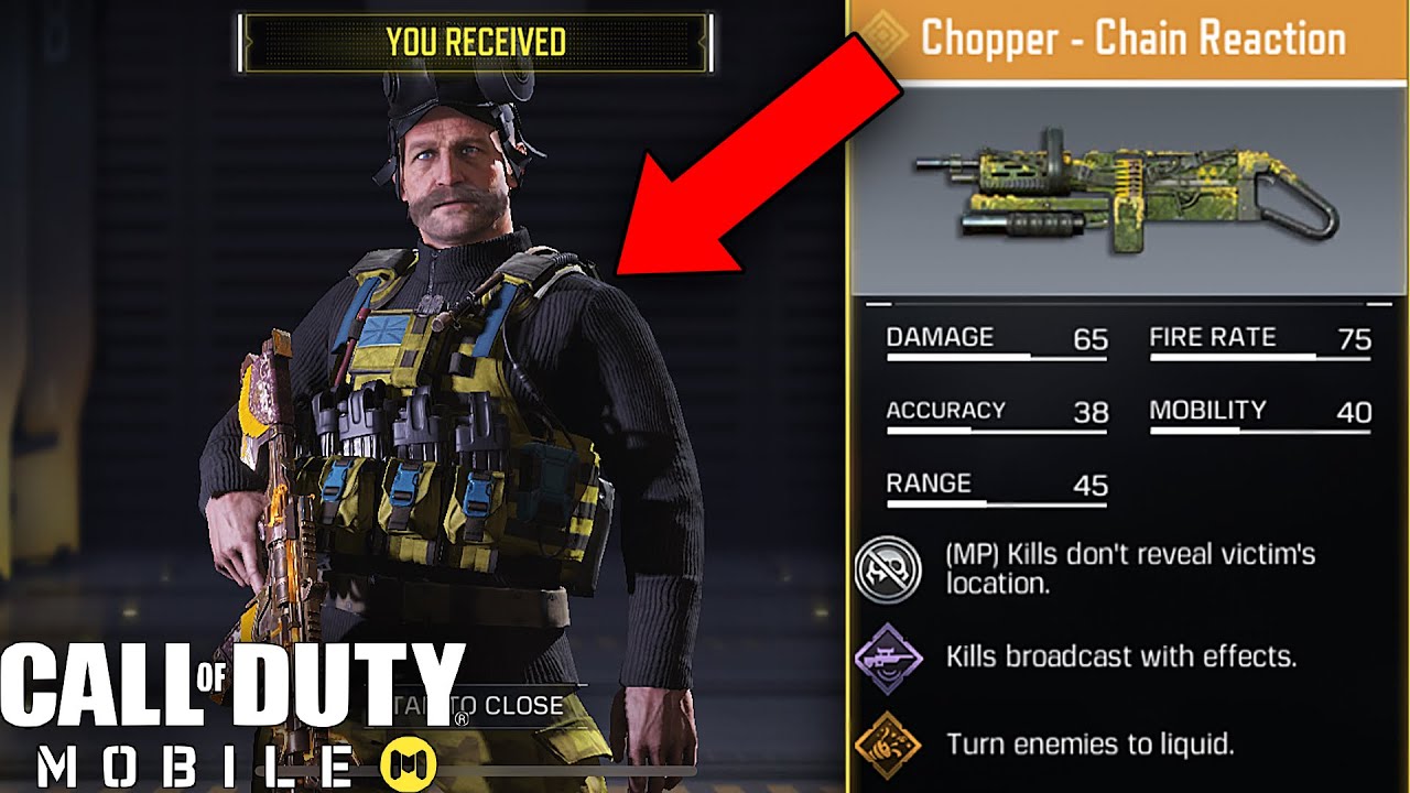 How To Get Legendary Chopper Blueprint In COD Mobile S8