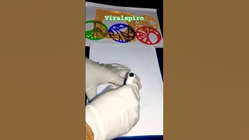 Mesmerizing Spirograph Art | Hypnotic Geometric Patterns 🎨✨ #viral #shorts #spirograph #viralspiro