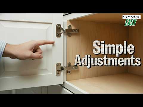 How To Fix Your Cabinet Door Hinges FAST with These 3 Simple Tricks