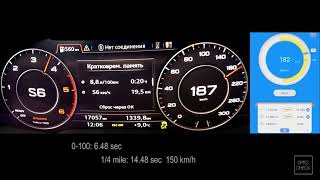 2019 Audi Q7 3.0 TDI 0-200 km/h acceleration, dragy