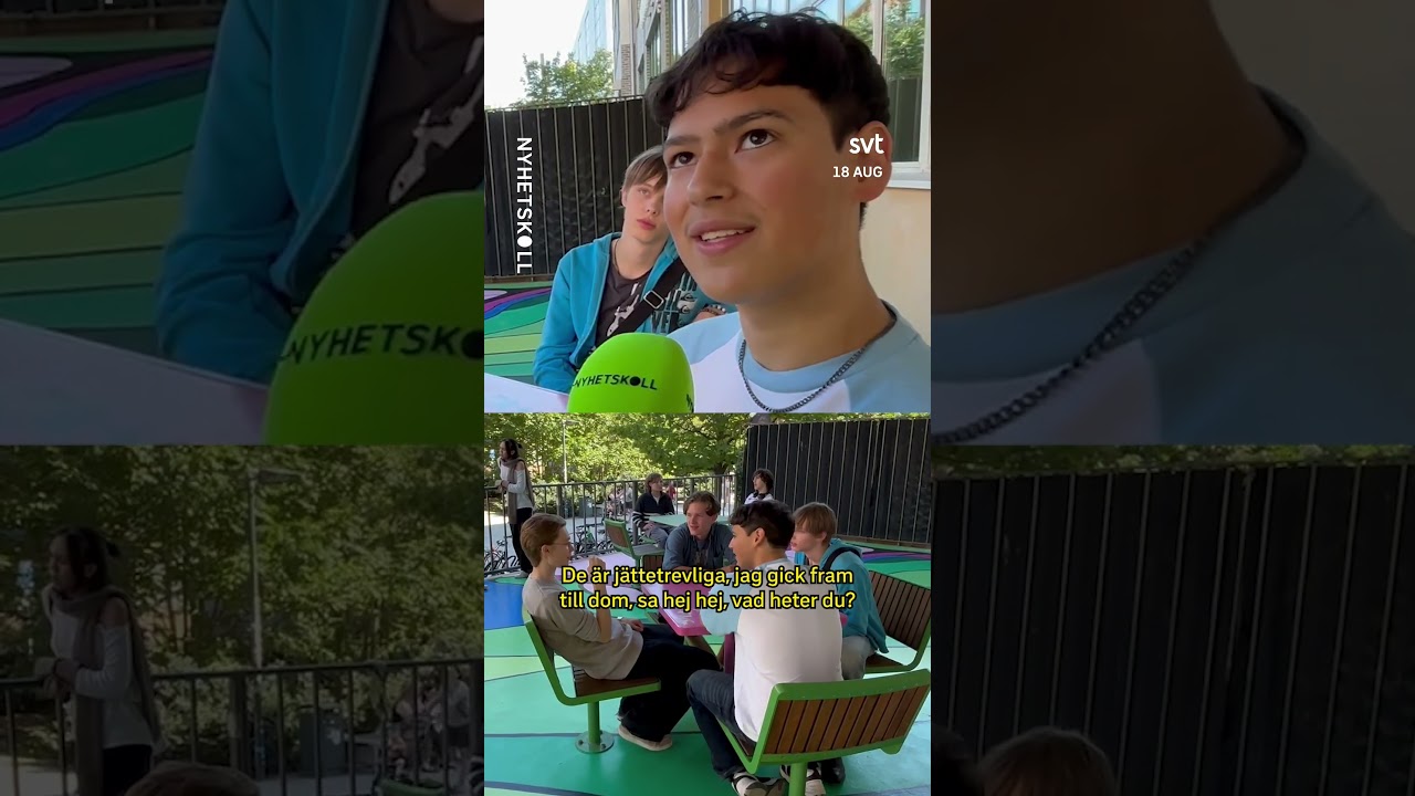 Hur nervös var första skoldagen?