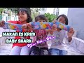 Drama Jadi Pedagang Warung Sembako Sambil Nyobain Es Krim Baby Shark