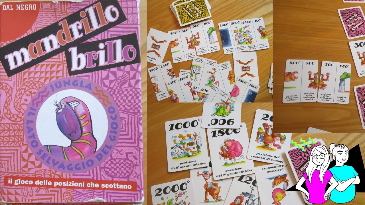 Mandrillo Brillo: gioco di carte dai doppi sensi - Dal Negro 1995 