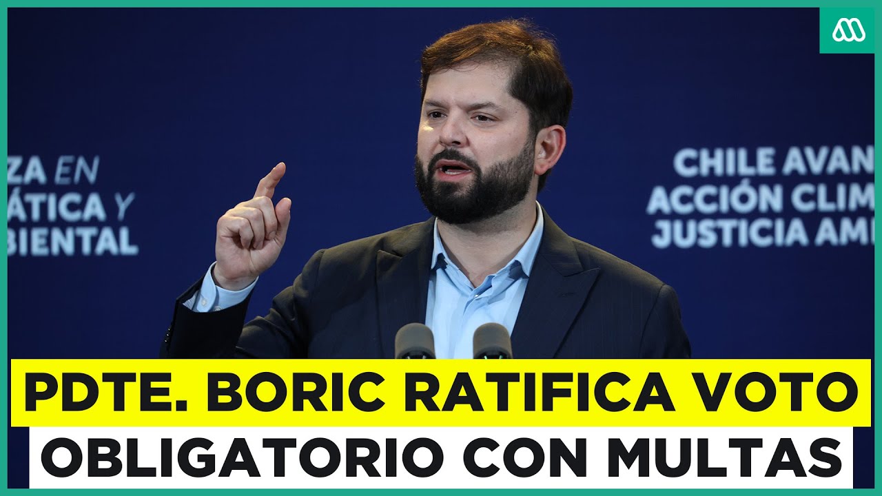 Protesta en la derecha: Ratificación del Pdte. Boric tras acuerdo por ...