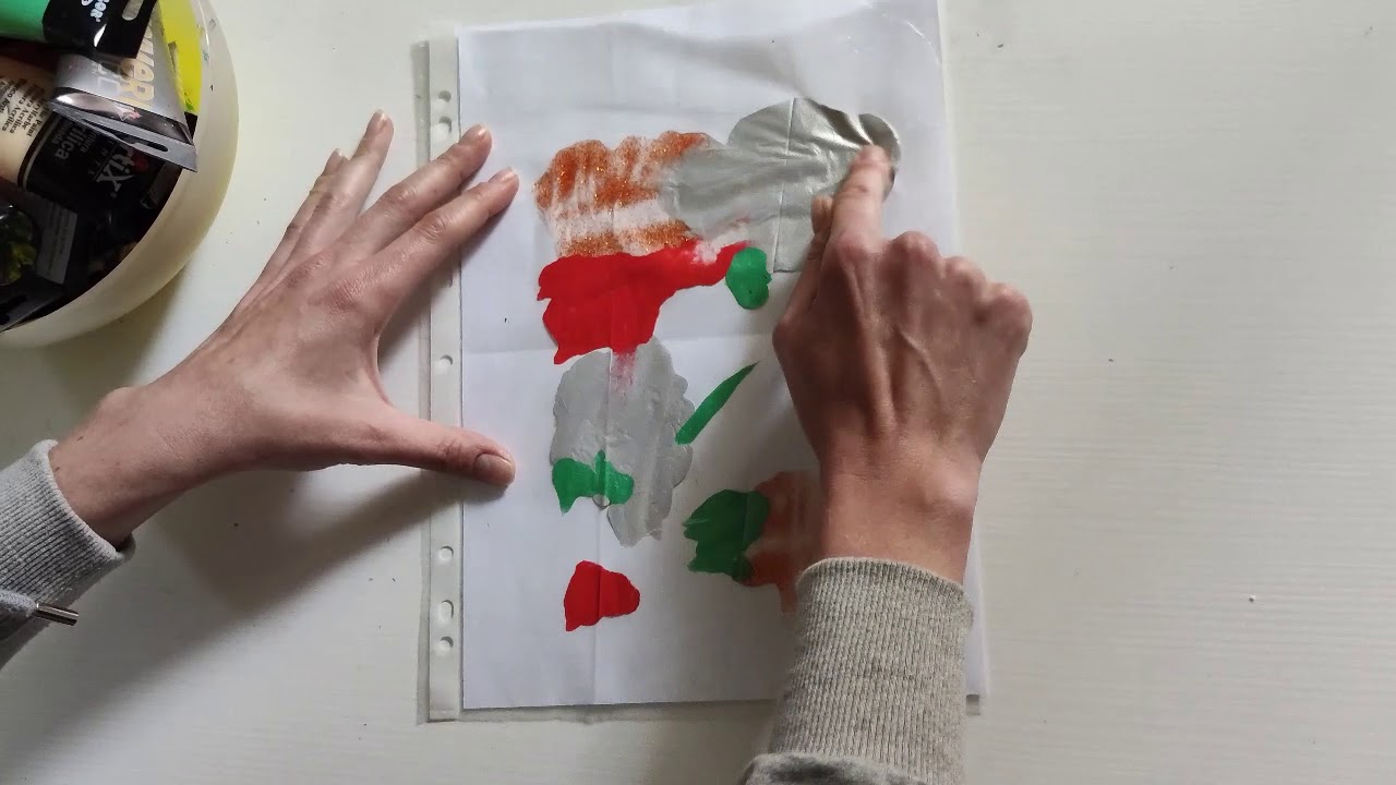Action Painting con una busta trasparente Portale Bambini YouTube