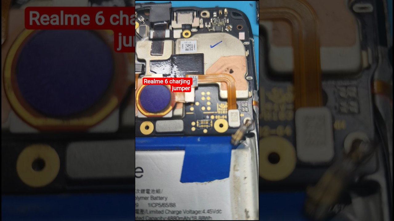 realme 6 charging jumper 