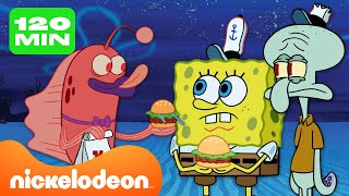 180 MENIT Pertualangan di Malam Hari SpongeBob | SpongeBob SquarePants