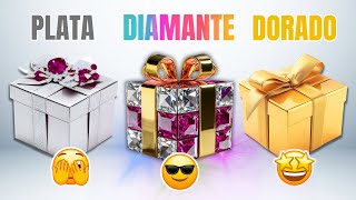 ¡Elige tu regalo! 🎁 Oro, Diamante o Plata ⭐💎🤍 Choose your gift