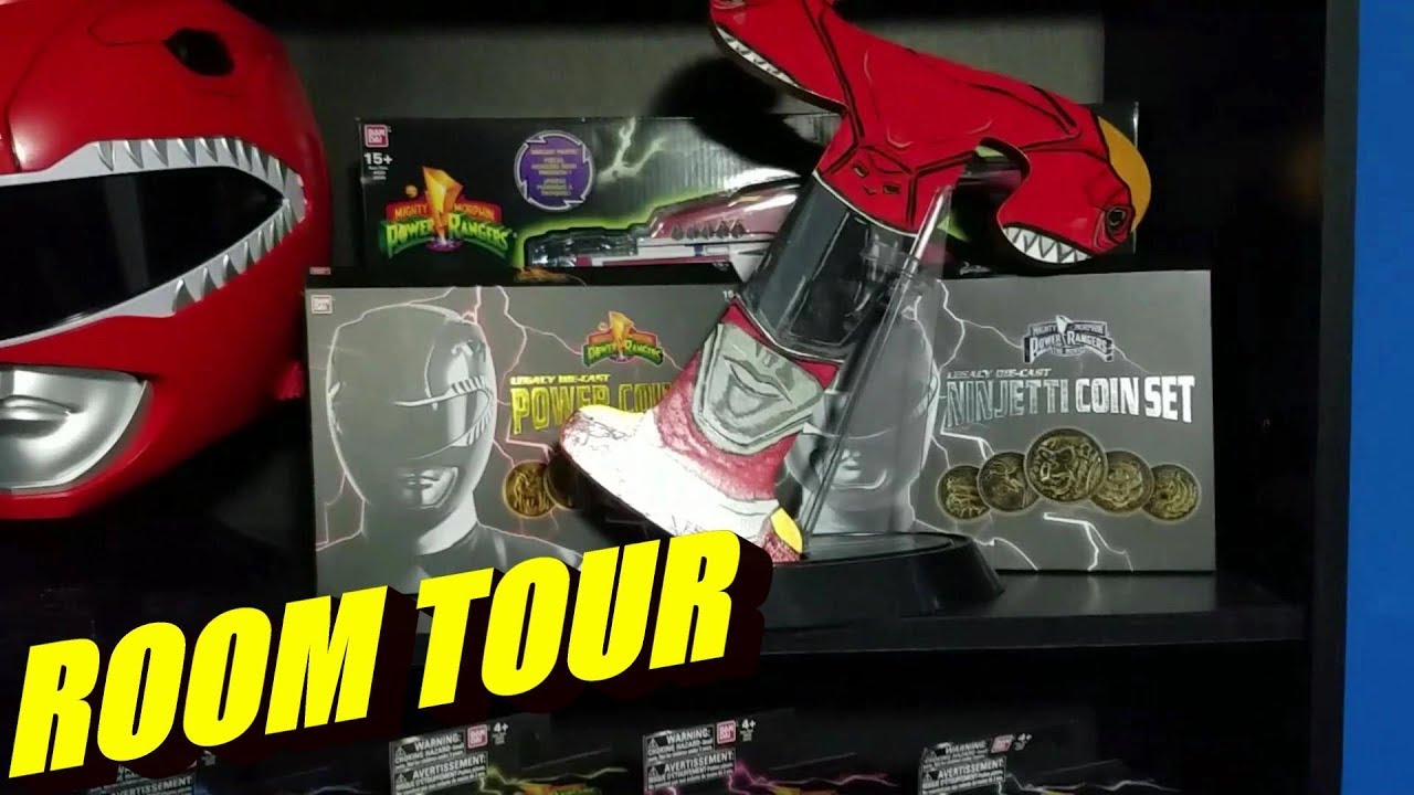 POWER RANGERS COLLECTION - ROOM TOUR - YouTube