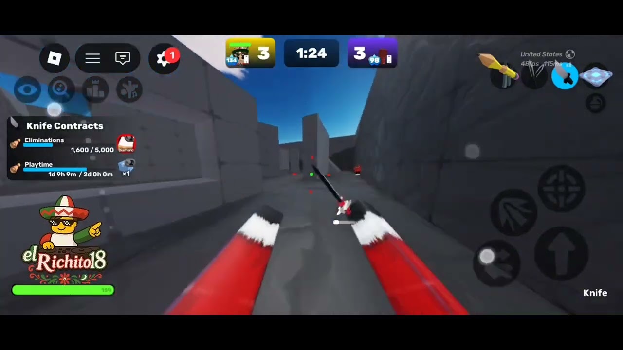 Maxeando mi cuchillo de rivals [@elRichito18] #rivalsgameplay - YouTube