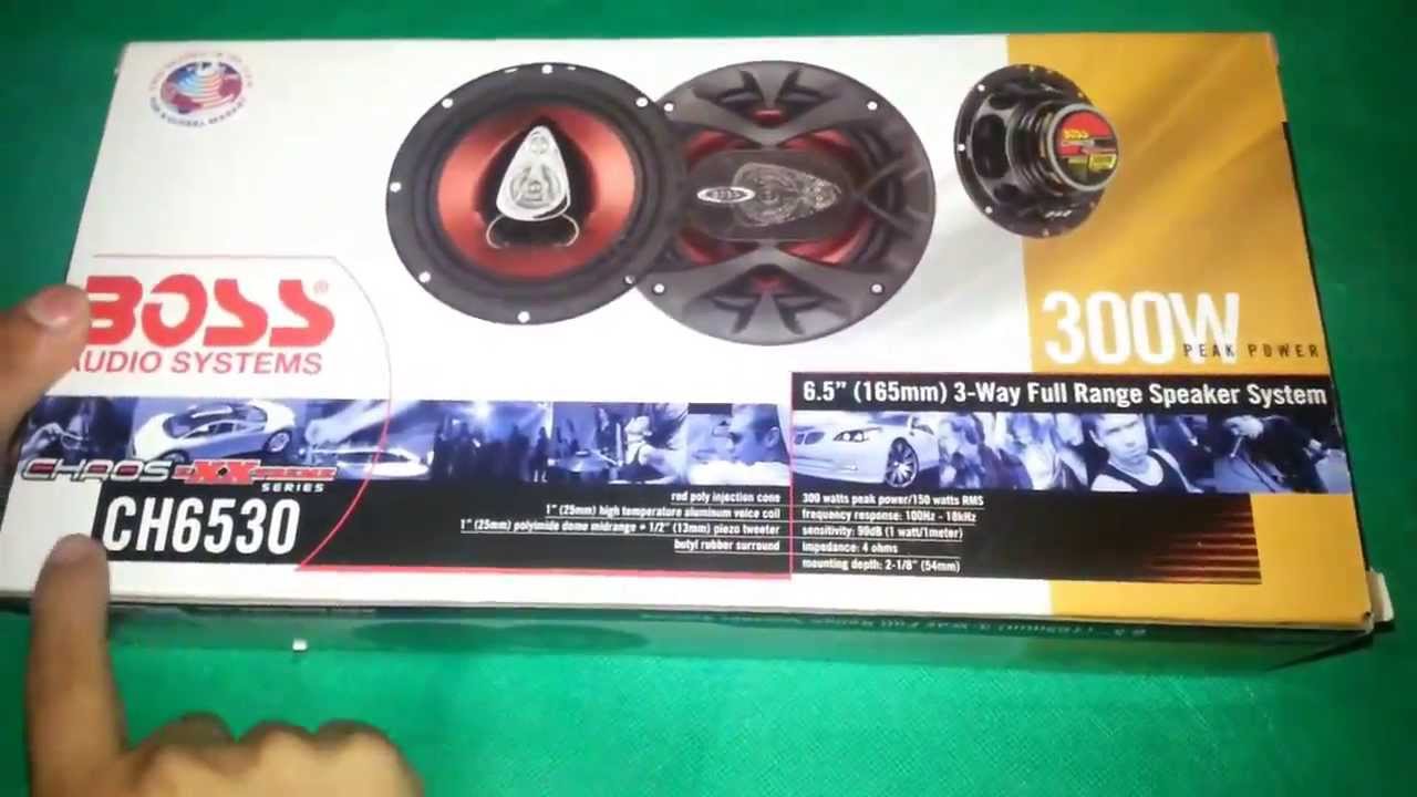 New BOSS CH6530 CHAOS EXXTREME 300W 6-1//2/" 6.5/" 3-Way Car Audio Speakers Pair