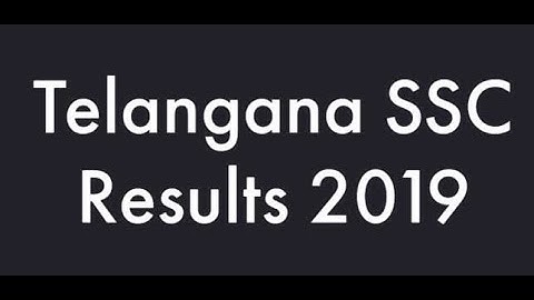 TS SSC Result 2019 Date, SSC Result 2019 Telangana