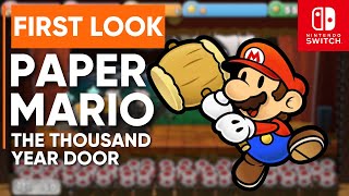 🔴 FIRST LOOK | PAPER MARIO THE THOUSAND YEAR DOOR REMAKE!!