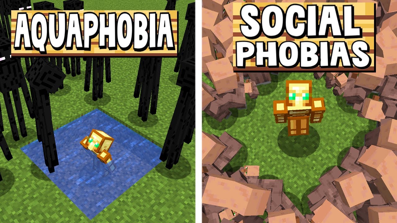 phobias in minecraft - YouTube