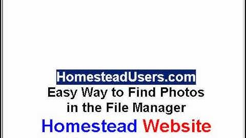 File Manager Images Intuit Homestead Website