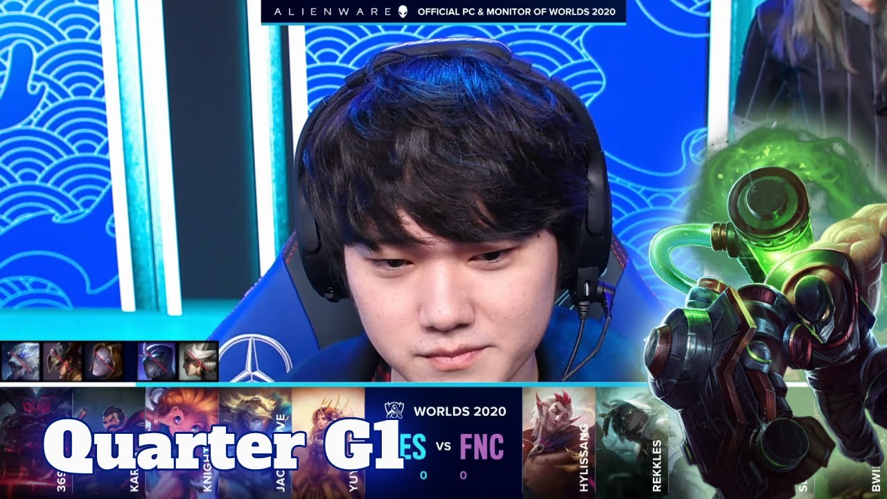 TES vs FNC - Game 1 | Quarter Finals S10 LoL Worlds 2020 PlayOffs | Top Esports vs Fnatic G1 full