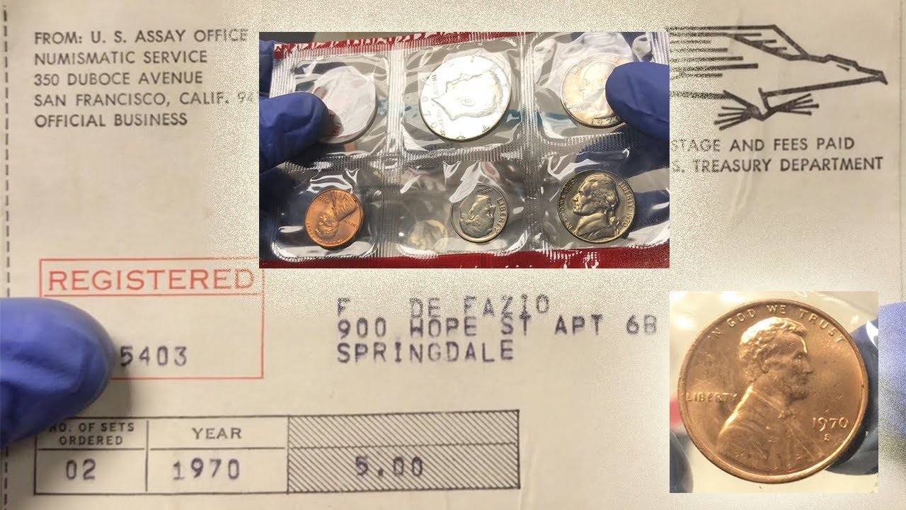 1970 United States Mint Set Sealed with Original Box