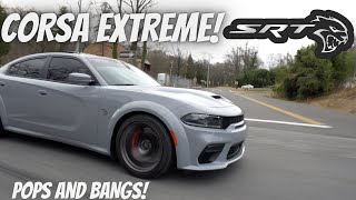 2022 WIDE BODY CHARGER HELLCAT CORSA EXTREME REV'S AND FLYBY'S! *Exhaust Break-in Finally* 🙉