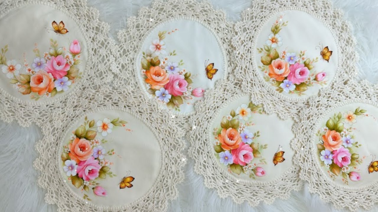 Como Pintar Supla com Rosas- Café com arte #196