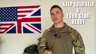 Pre-Combat Checks - Keeping You and Your Gear in Fighting Order