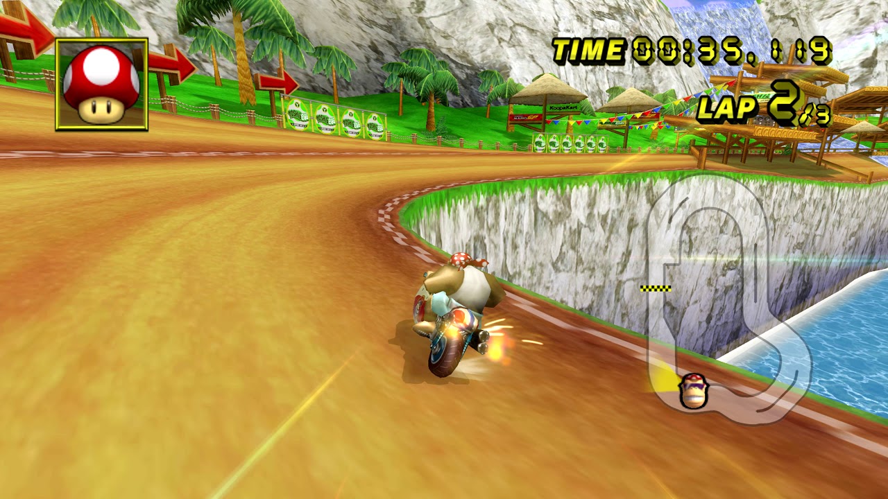 {MKW Former PR} DS Yoshi Falls | 59.939 | Ultra_Pear